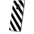 Black and White Geometric Stripes Galaxy S9 Skin